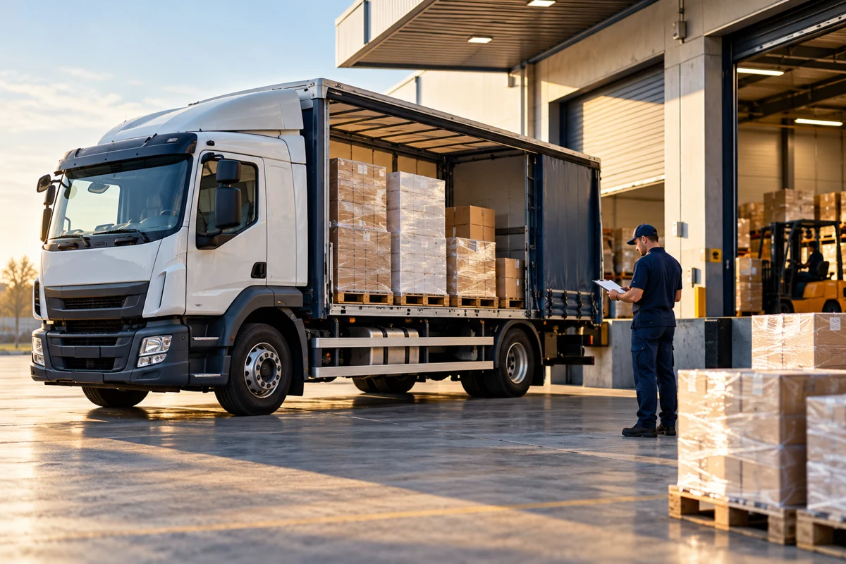 Transporte de mercadorias, imagem ilustrativa